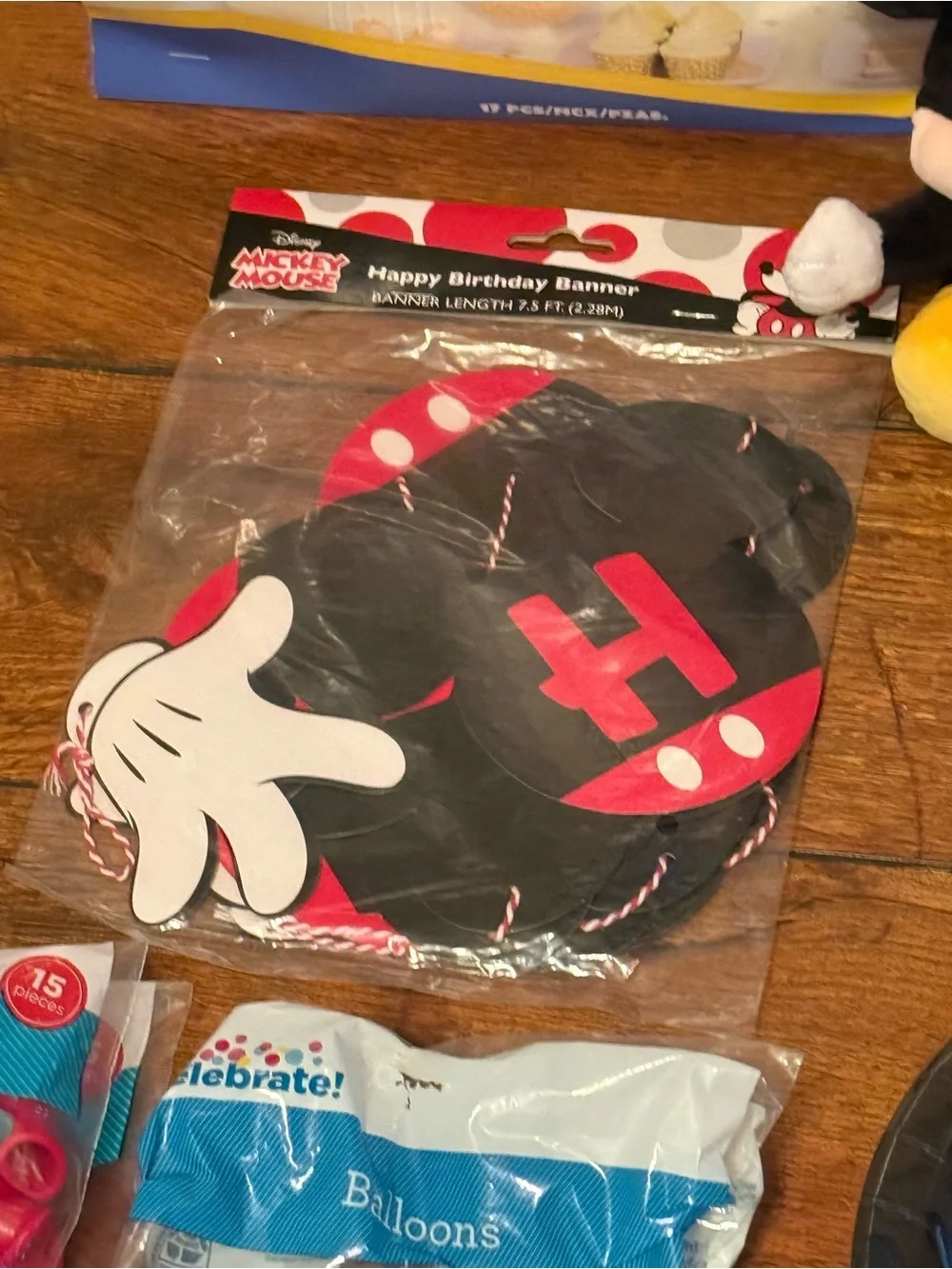 Disney Mickey Mouse Party Decorations Kit in Red, Black, White